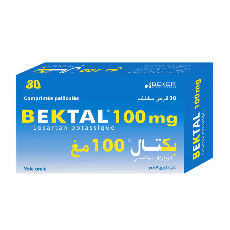 BEKTAL — 100MG, COMPRIME PELLICULE