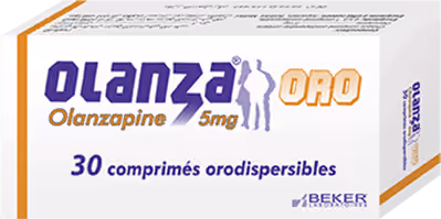 OLANZA ORO — 5MG, COMPRIME ORODISPERSIBLE