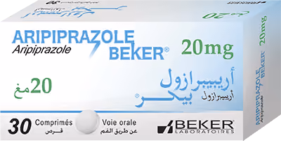 ARIPIPRAZOLE BEKER — 20MG, COMPRIME