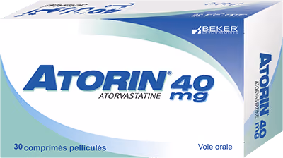 ATORIN — 40MG, COMPRIME PELLICULE