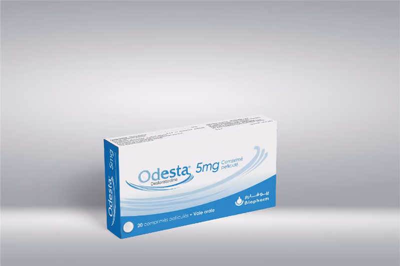 ODESTA — 5MG, COMPRIME PELLICULE