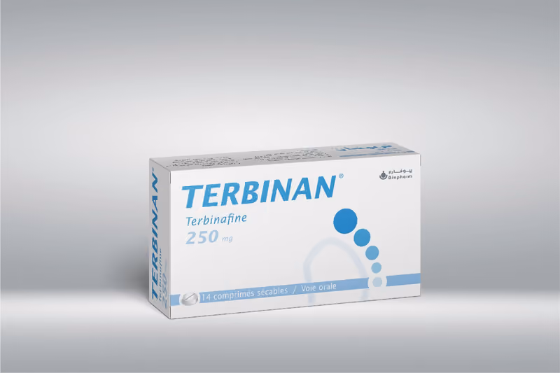 TERBINAN — 250MG, COMPRIME SECABLE