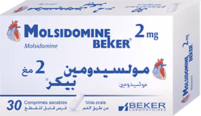 MOLSIDOMINE BEKER — 2MG, COMPRIME SECABLE
