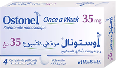 OSTONEL ONCE A WEEK — 35MG, COMPRIME PELLICULE