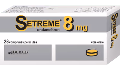 SETREME — 8MG, COMPRIME PELLICULE