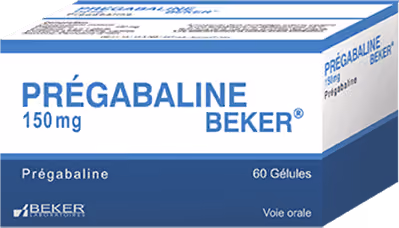 PREGABALINE BEKER — 150MG, GELULE
