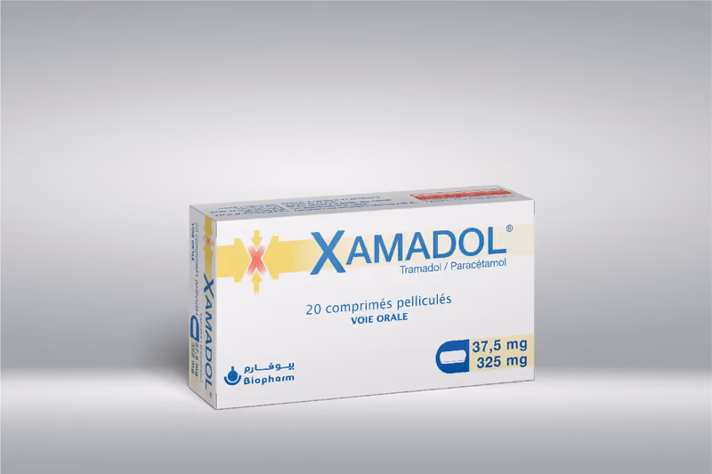XAMADOL — 325MG/37,5MG, COMPRIME PELLICULE
