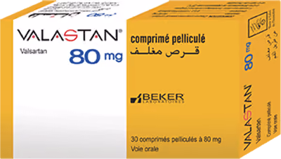 VALASTAN — 80MG, COMPRIME PELLICULE