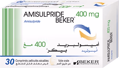 AMISULPRIDE BEKER — 400MG, COMPRIME PELLICULE SECABLE