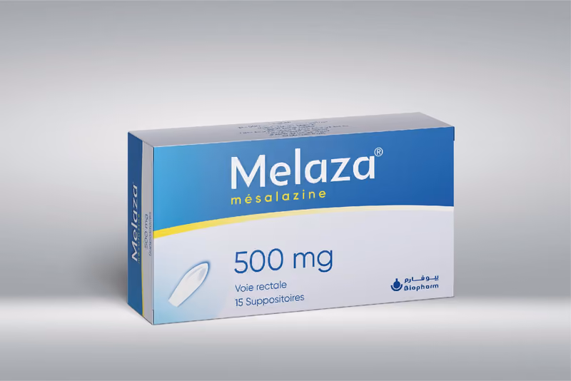 MELAZA — 500MG, SUPPOSITOIRE