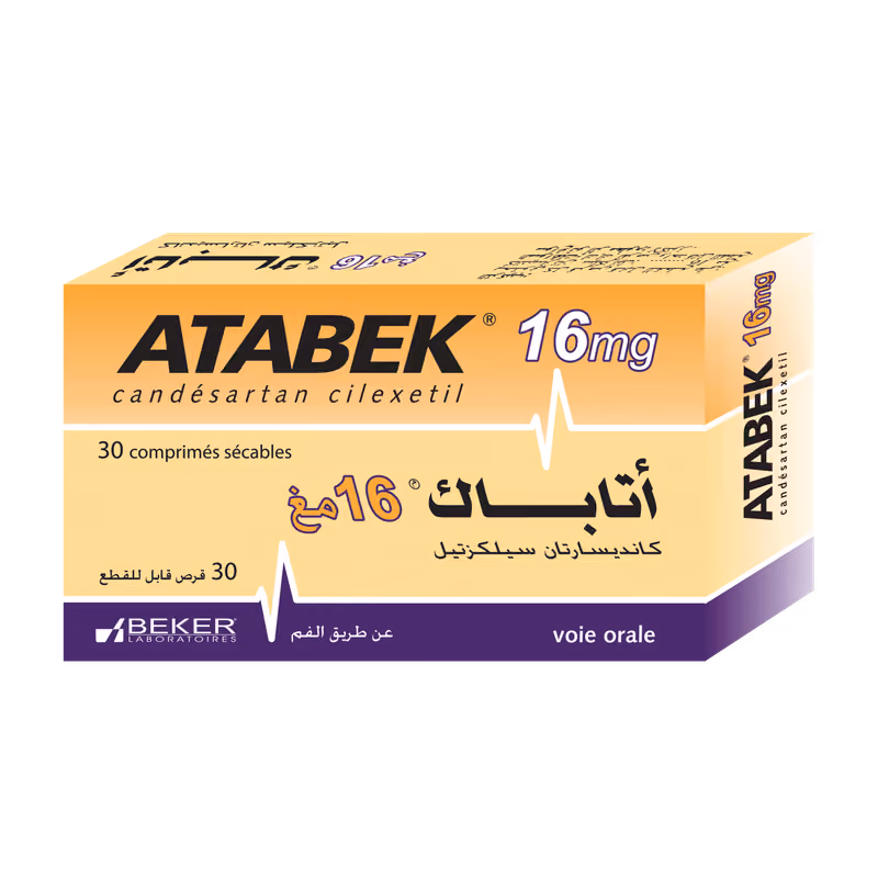 ATABEK — 16MG, COMPRIME SECABLE