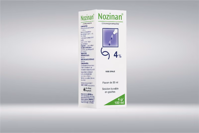 NOZINAN — 4 %, SOLUTION BUVABLE EN GOUTTES