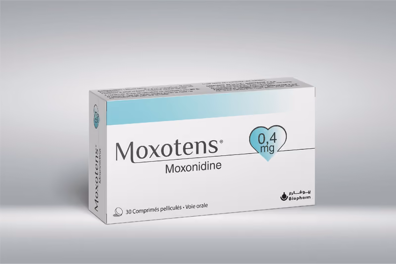 MOXOTENS — 0,4MG, COMPRIME PELLICULE